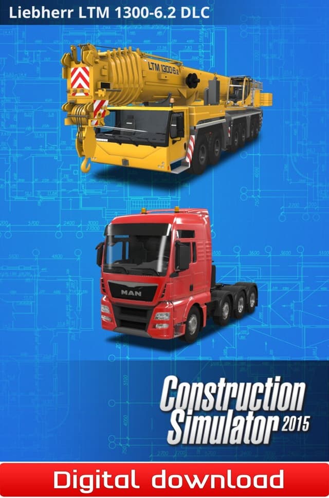 Construction Simulator 2015 Liebherr LTM 1300 6.2 - PC Windows,Mac OSX