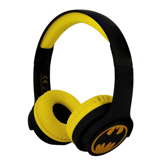 BATMAN Hovedtelefon Junior Bluetooth On-Ear 85dB  Trådløs Sort Logo