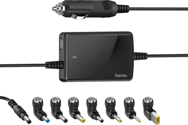 HAMA universel notebook-oplader til bil (70 Watt)