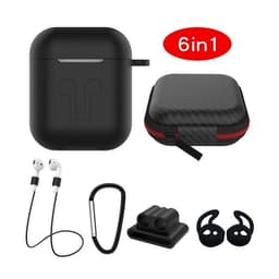 6-i-1 Silikonebeskyttelse med Accessories til Apple AirPods