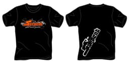 Slange T-Shirt Splash Sort (S)