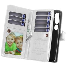 Dobbeltflip Flexi 9-kort Xiaomi Mi Note 10  - hvid
