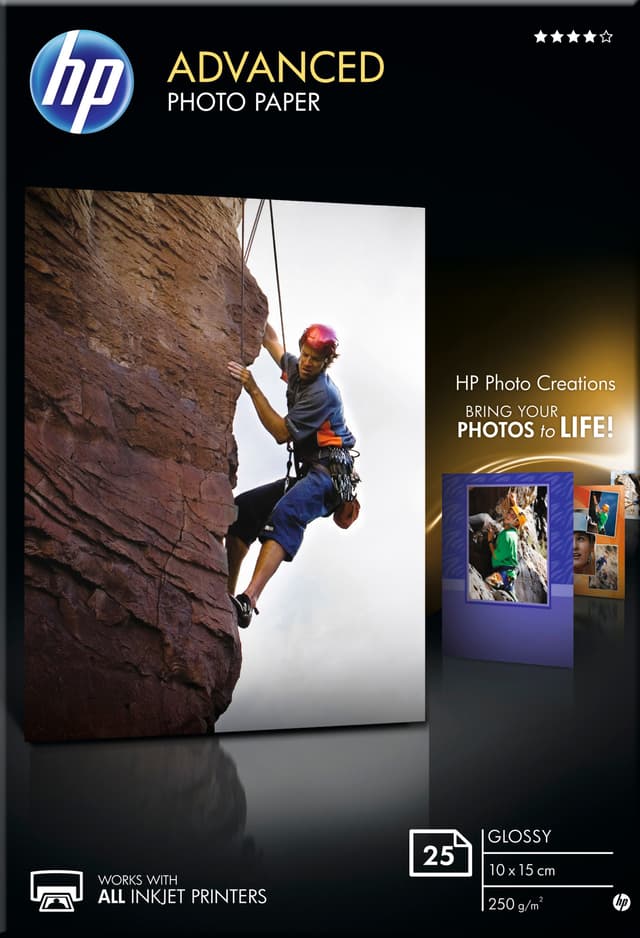 HP Advanced fotopapir Glossy 10 x 15 cm