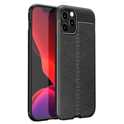 Lædermønstret TPU Cover Apple iPhone 12 Pro Max (6.7")  - sort