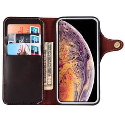 Wallet 3-kort ægte læder Apple iPhone 12 mini (5.4")  - oxblood