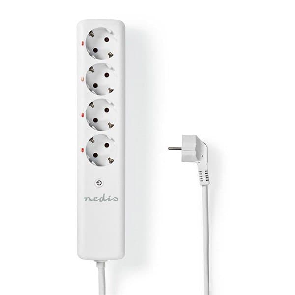 Nedis Smart RF-grenudtag 4x Schuko type F 3680 W