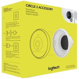 Logitech Circle 2 montering til strømstik