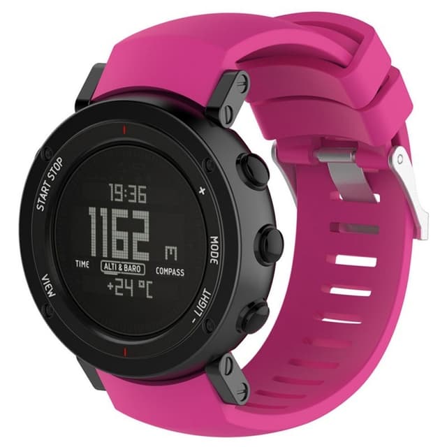 Sport Armbånd til Suunto Core ALU Sort - Pink
