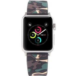Apple Watch 42mm Camo Armbånd - Sort / Beige