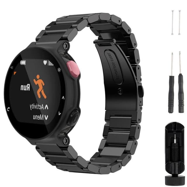 Armbånd RSF Garmin Forerunner 220/230/235/620/630 / 735XT - Sort