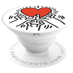 Popsockets til mobil enhed (figures holding a heart)