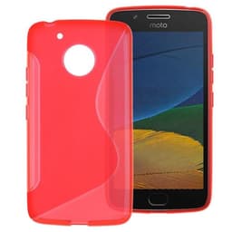 S-Line Silicone Cover til Motorola Moto G5 (XT1670)  - rød