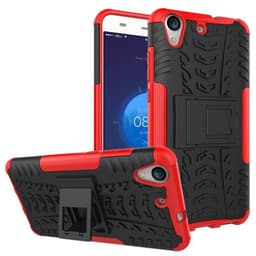 Stødfast Cover med stativ Huawei Y6 II (CAM-L21)  - rød