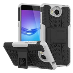 Stødfast Cover med stativ Huawei Y6 2017 (MYA-L41)  - hvid