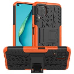 Slagbestandigt cover med stativ Huawei P40 Lite (JNY-L21A)  - appelsin