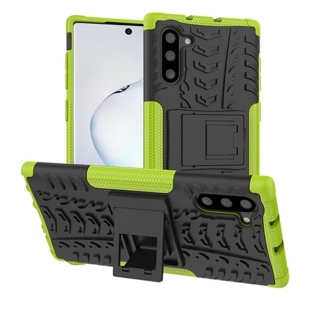 Stødfast Cover med stativ Samsung Galaxy Note 10 (SM-N970F)  - grøn
