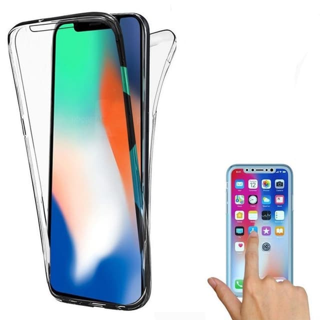 360° 2-delt silicone cover Apple iPhone XS Max (6,5 ")