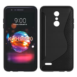 S-Line Silicone Cover til LG K9 2018 (X210N)  - sort