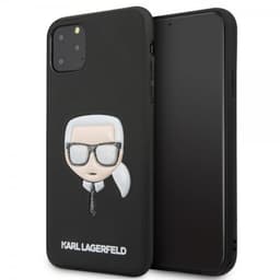 Karl Lagerfeld iPhone 11 Pro Max Cover Iconic Glitter Cover Instansad Sort