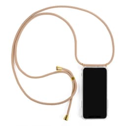 iPhone XR-etui med halskæde Khaki