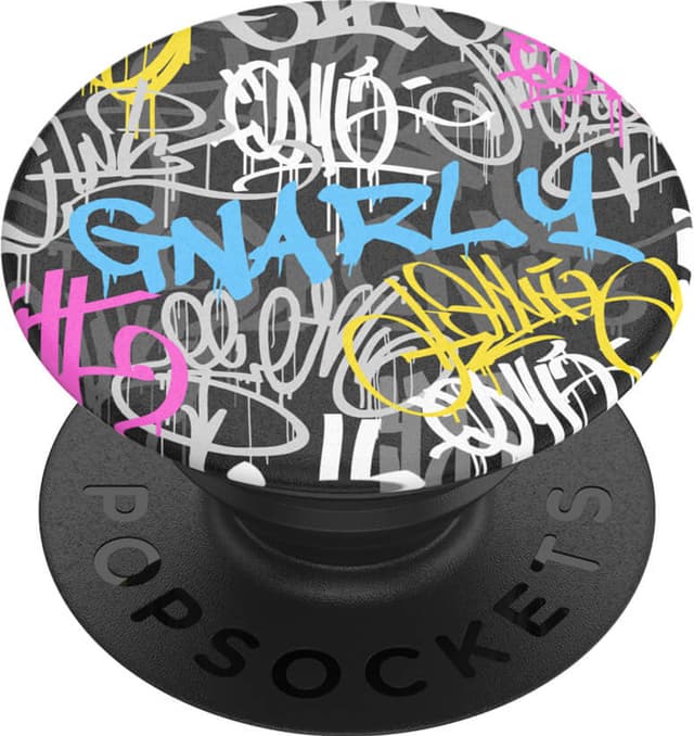 Popsockets greb til mobilenhed (tags on tags)