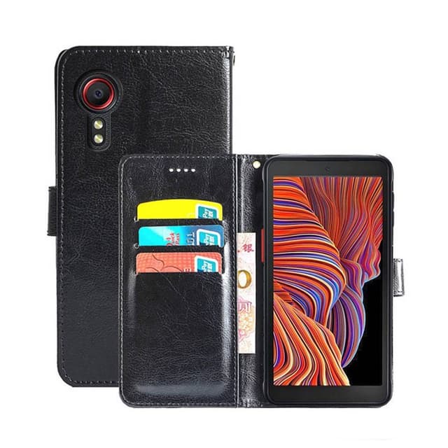 Wallet Cover 3-kort Samsung Galaxy Xcover 5  - sort