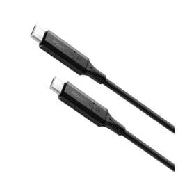 Spigen PowerArc Kabel ArcWire™ USB-C till USB-C 1 meter Sort