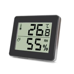 Mini Hygrometer / Termometer LCD Sort