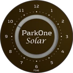 ParkOne Solar parkeringsskive PARKONE7010