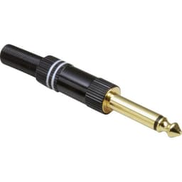 TRU COMPONENTS 1582652 Jack-stik 6,35 mm Stik, lige