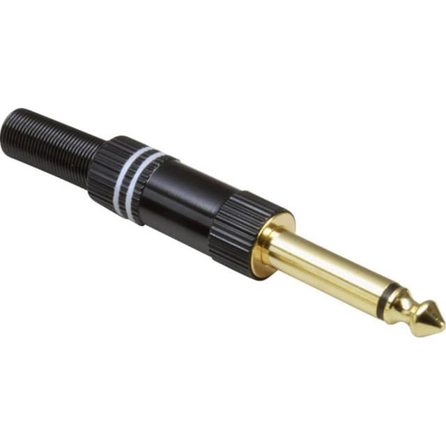 TRU COMPONENTS 1582652 Jack-stik 6,35 mm Stik, lige