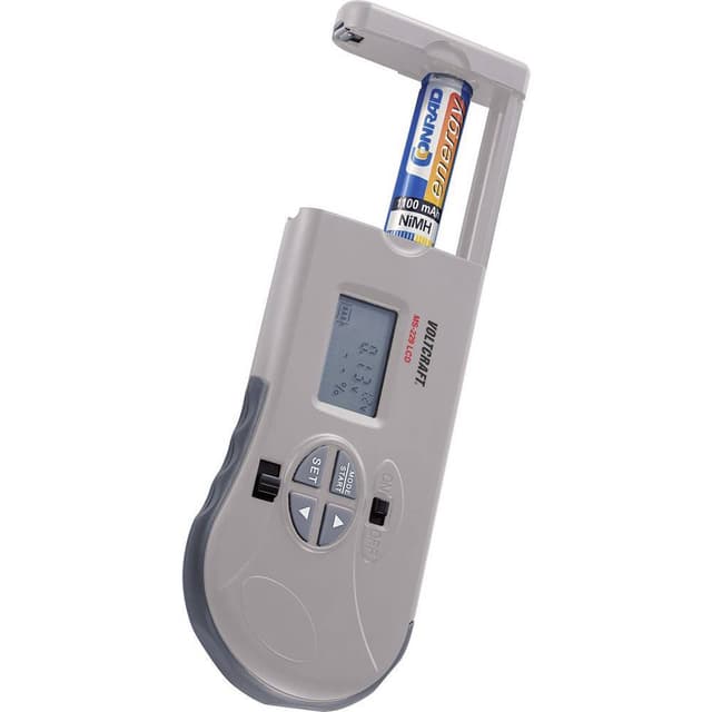 VOLTCRAFT Batteritester MS-229 LCD Måleområde
