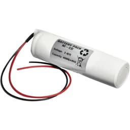 Emmerich 24D4000S Nødlampebatteri Kabel 2.4 V 4000 mAh