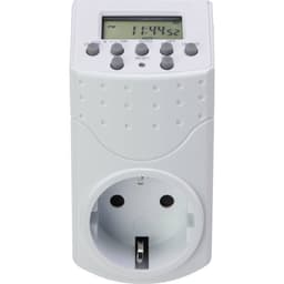 Basetech 1528580 Stikdåse-timer digital Udendør 1800 W