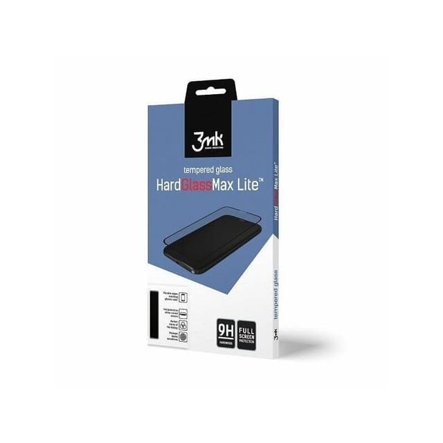 3MK HardGlass Max Lite til Samsung A51, hærdet glas, sort