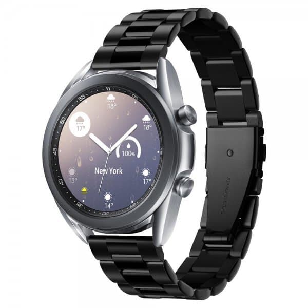 Spigen Samsung Galaxy Watch Armbånd 20mm Modern Fit Sort