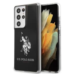 U.S. Polo Samsung Galaxy S21 Ultra Cover med Logo Sort