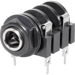 TRU COMPONENTS 1578875 Jack-stik 6,35 mm Tilslutning,