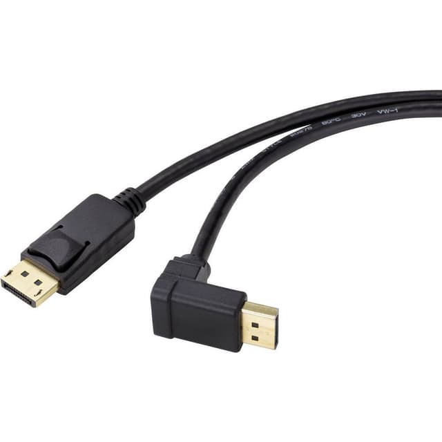 Renkforce DisplayPort Cable 0.50 m SP-9163724 gold