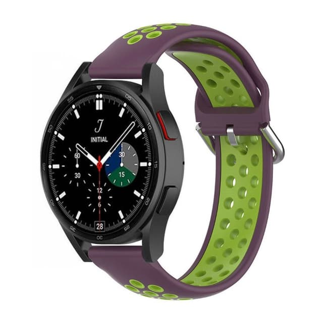 EBN Sport Armband Samsung Galaxy Watch 4 Classic 42mm - Lilla/grøn