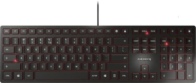 CHERRY KC 6000 SLIM-tastatur, SX-teknologi, membran, sakskontakt,