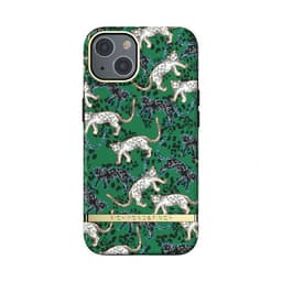 Richmond & Finch iPhone 13 Cover Green Leopard