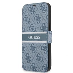 Guess iPhone 13 Etui Printed Stripe Blå
