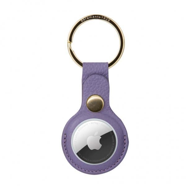 dbramante1928 Apple AirTag Holder Copenhagen Daybreak Purple/Gold