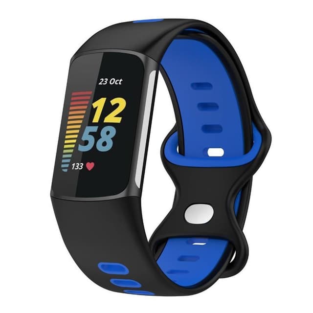Twin Sport Armband Fitbit Charge 5 - Sort/blå