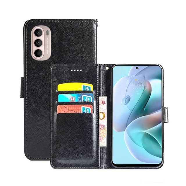 Wallet Cover 3-kort Motorola Moto G41  - sort