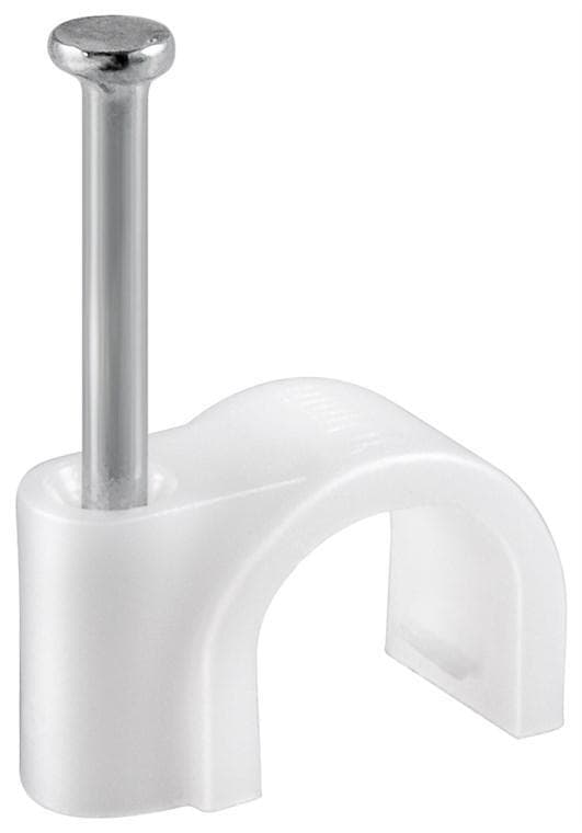 Goobay Kabelclips 4 mm, hvid