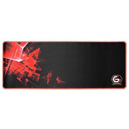 Gembird Gaming musemåtte PRO, ekstra stor, sort/rød, ekstra bred pudeoverflade størrelse 350 x 900 mm