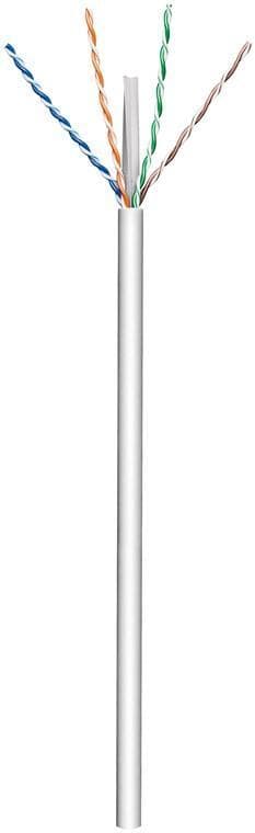 Netværkskabel CAT 6, U/UTP, grå