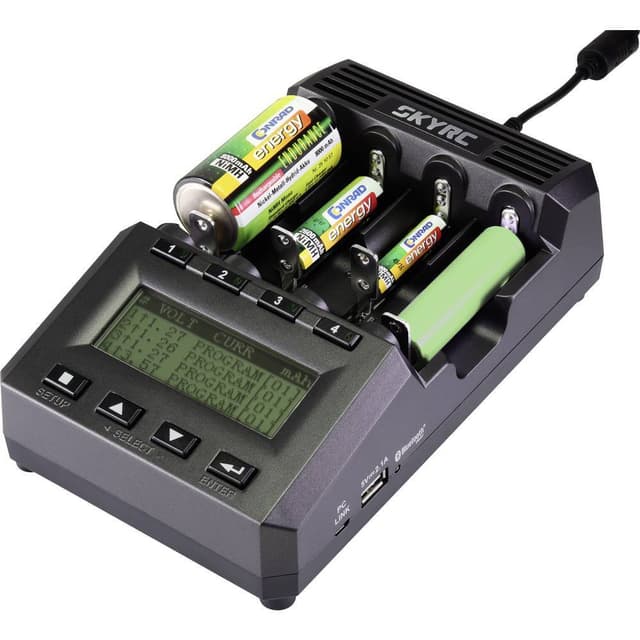 SKYRC SK-100083 Oplader til runde celler 1 stk